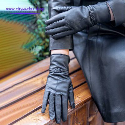 دستکش-زنانه-چرم-مدل-B9902